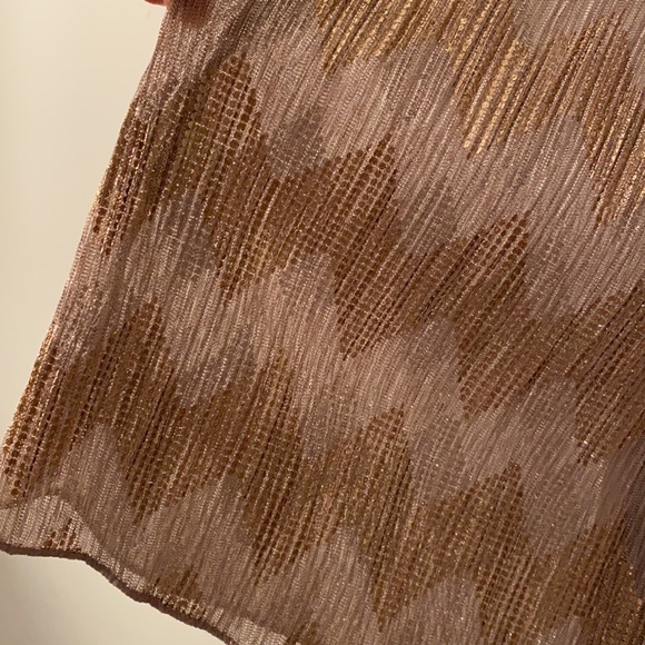 INC | Tie neck Metallic shimmer Halter Top - Picture 6 of 15